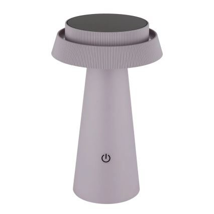 Lampă LED solară tactilă dimabilă Globo LED/4W/3,7W IP54 roz