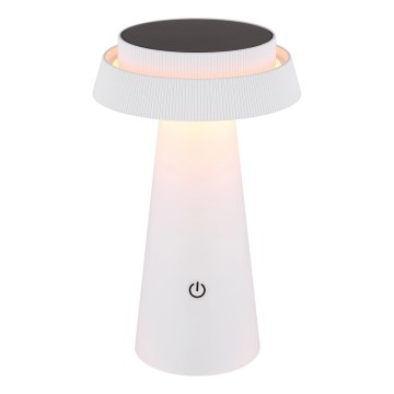 Lampă LED solară tactilă dimabilă Globo LED/4W/3,7W IP54 alb