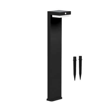 Lampă LED solară cu senzor de mișcare și crepuscular Zuma Line LED/4,5W/2000 mAh IP44 negru