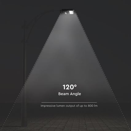 Lampă LED stradală solară cu senzor de mișcare și crepuscular LED/6W/3,2V 6000K IP65 5000 mAh negru + telecomandă