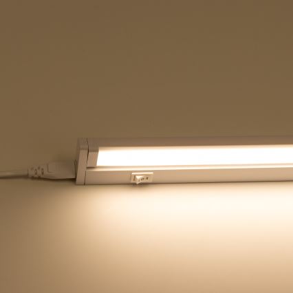 Lampă LED sub dulap, 7,5 W, 230 V, 55,6 cm, albă