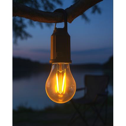 Lampă LED suspendată, reglabilă și reîncărcabilă pentru exterior, 3W/5V, 400 mAh, IP44