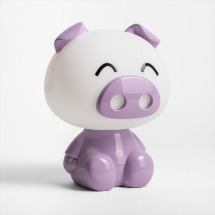 Lampă LED tactilă dimabilă de masă pentru copii Zuma Line LED/3W/230V mov porcușor