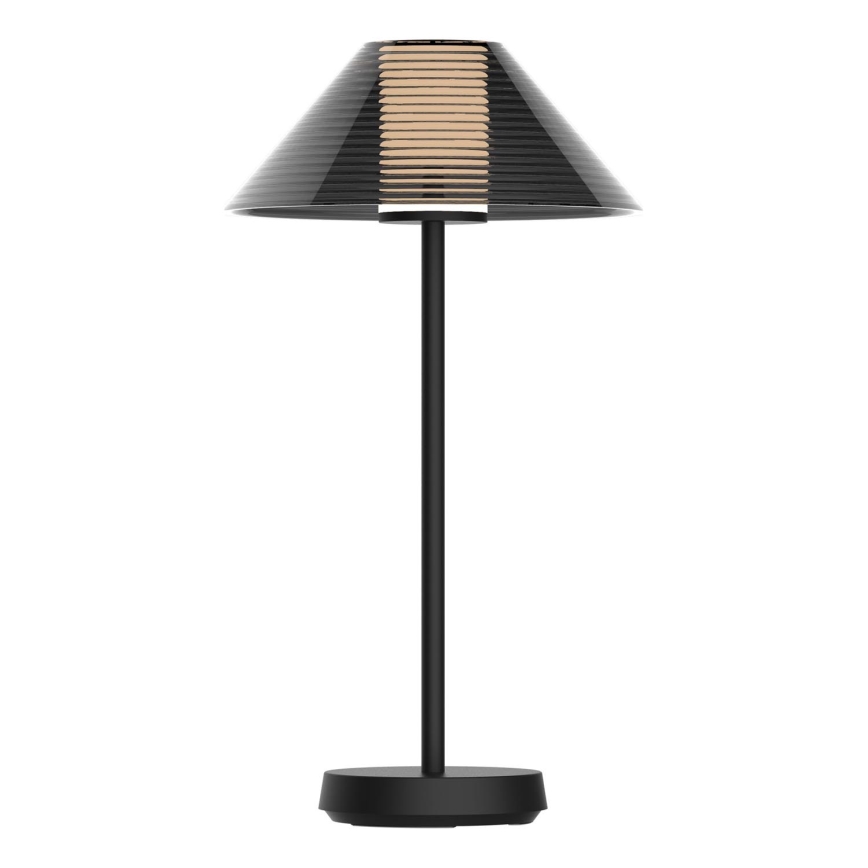 Lampă LED tactilă dimabilă de masă de exterior SERENGETI LED/3,4W/5V USB 3600 mAh IP44 negru