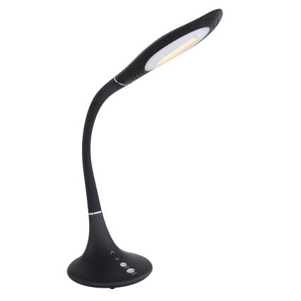 Lampă LED tactilă flexibilă dimabilă de masă Globo LED/9W/230V 3000/4500/6500K negru