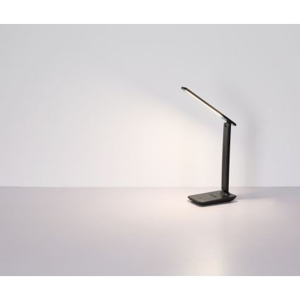 Lampă LED tactilă dimabilă de masă Globo LED/5W/230V 2700/4000/6500K negru