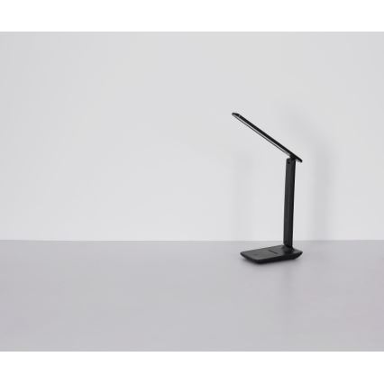 Lampă LED tactilă dimabilă de masă Globo LED/5W/230V 2700/4000/6500K negru