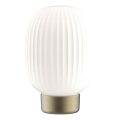 Lampă LED tactilă dimabilă de masă LATTE LED/1,8W/5V USB 2000 mAh auriu/alb