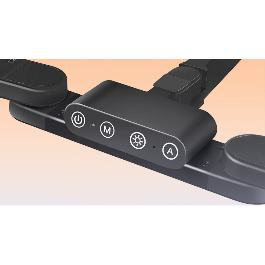 Lampă LED flexibilă tactilă dimabilă de masă LED/24W/230V 3000-6500K CRI 92 negru