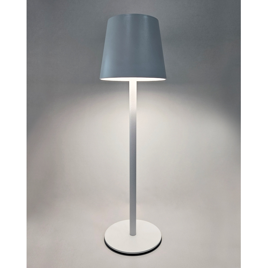 Lampă LED tactilă dimabilă de masă LED/5W/5V USB 1200 mAh alb