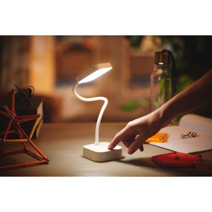 Lampă LED tactilă dimabilă de masă  Philips ROCK LED/5W/5V 1800mAh
