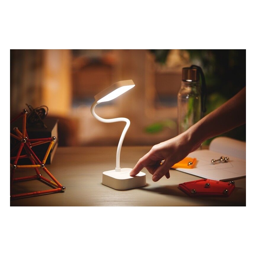 Lampă LED tactilă dimabilă de masă  Philips ROCK LED/5W/5V 1800mAh