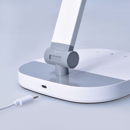 Lampă LED tactilă dimabilă de masă cu lumină de veghe LED/10W/5V 3000/4000/5000K alb