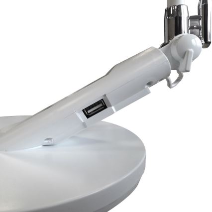 Lampă LED tactilă dimabilă OPTIMUM LED/7W/230V USB 3000/4000/6000K alb