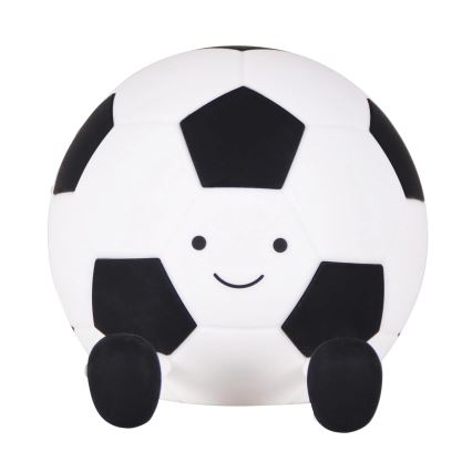 Lampă LED tactilă pentru copii, reglabilă, model FOOTBALL LED/2W/5V USB 1200 mAh alb/negru