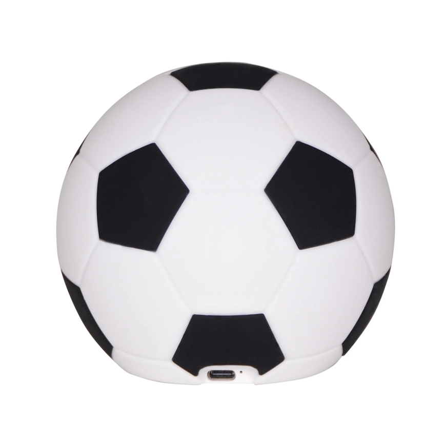 Lampă LED tactilă pentru copii, reglabilă, model FOOTBALL LED/2W/5V USB 1200 mAh alb/negru