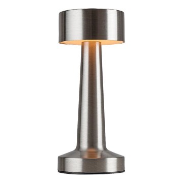 Lampă LED tactilă reîncărcabilă de masă Rabalux LED/2,7W/5V 1200mAh 3000/4000/6000K crom