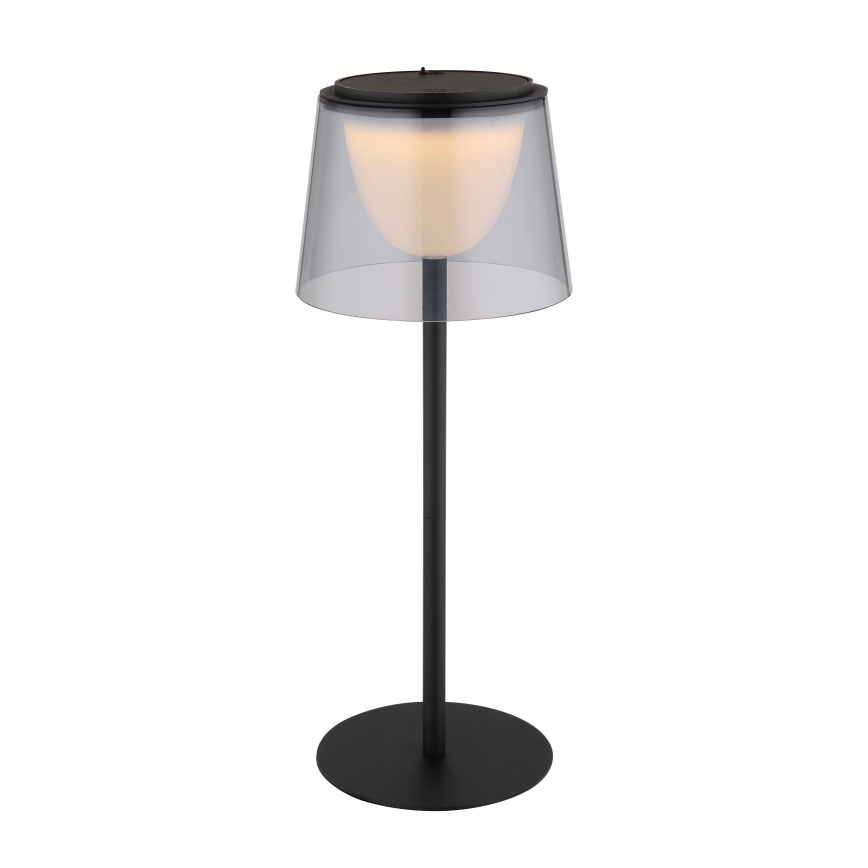 Lampă LED tactilă dimabilă de masă de exterior LED/1,8W/5V IP44 1800 mAh negru/fumuriu