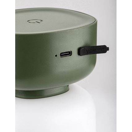 Lampă LED tactilă reîncărcabilă dimabilă de masă de exterior Rabalux LED/3W/5V IP44 verde