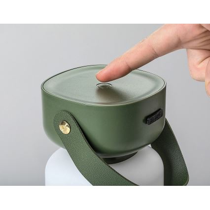 Lampă LED tactilă reîncărcabilă dimabilă de masă de exterior Rabalux LED/3W/5V IP44 verde