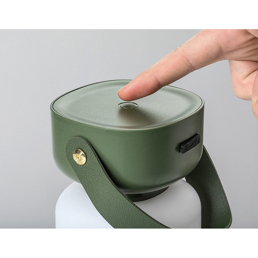 Lampă LED tactilă reîncărcabilă dimabilă de masă de exterior Rabalux LED/3W/5V IP44 verde