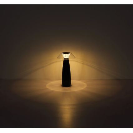 Lampă LED tactilă reîncărcabilă dimabilă de masă Globo LED/1W/3,7V 3000K negru