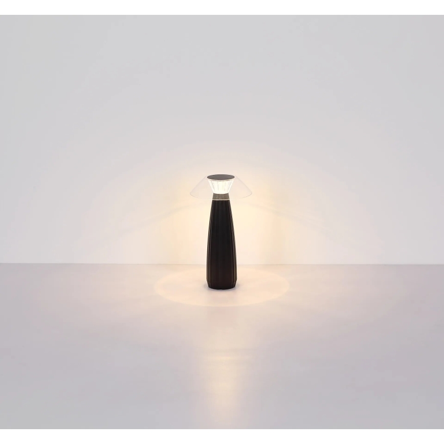 Lampă LED tactilă reîncărcabilă dimabilă de masă Globo LED/1W/3,7V 3000K negru