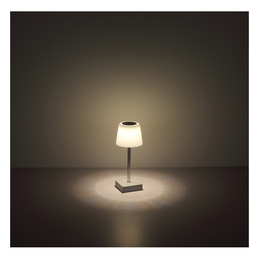 Lampă LED tactilă dimabilă de masă LED/2W/5V 3000/4500/6500K 800 mAh argintiu