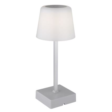 Lampă LED tactilă dimabilă de masă LED/2W/5V 3000/4500/6500K 800 mAh argintiu