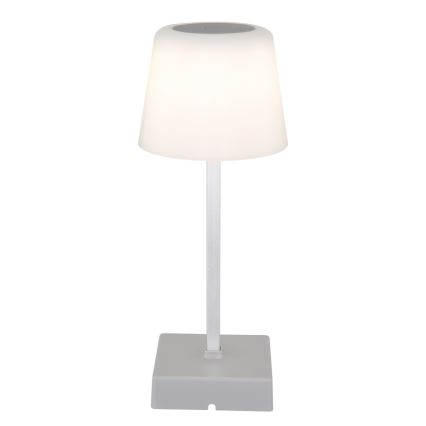 Lampă LED tactilă dimabilă de masă LED/2W/5V 3000/4500/6500K 800 mAh argintiu