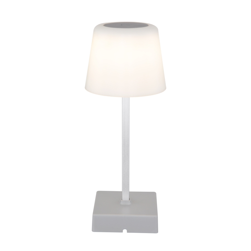 Lampă LED tactilă dimabilă de masă LED/2W/5V 3000/4500/6500K 800 mAh argintiu