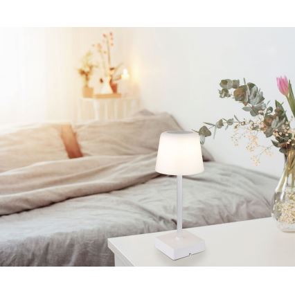 Lampă LED tactilă dimabilă de masă LED/2W/5V 3000/4500/6500K 800 mAh alb