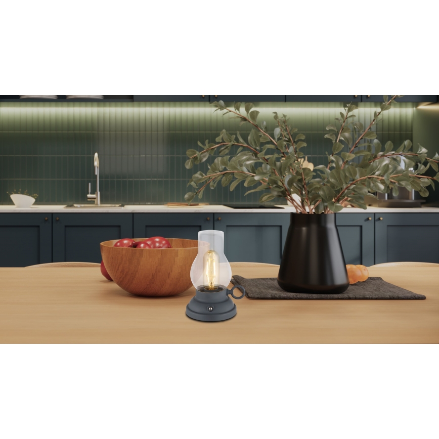 Lampă LED tactilă reîncărcabilă dimabilă de masă Globo LED/1W/3,7V 1200 mAh antracit