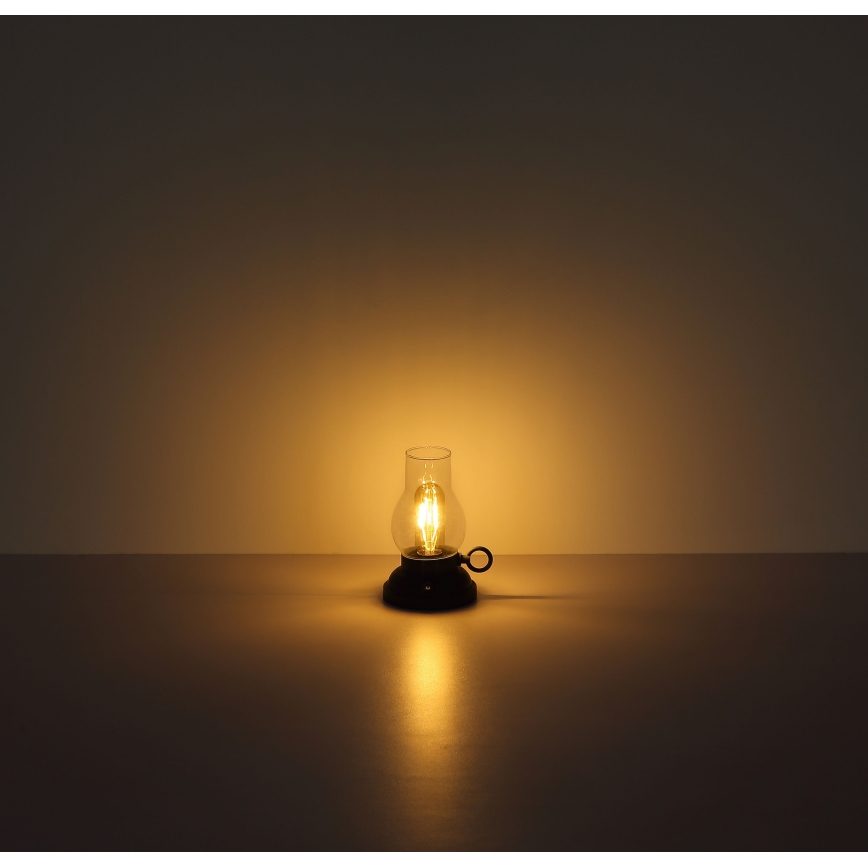 Lampă LED tactilă reîncărcabilă dimabilă de masă Globo LED/1W/3,7V 1200 mAh antracit