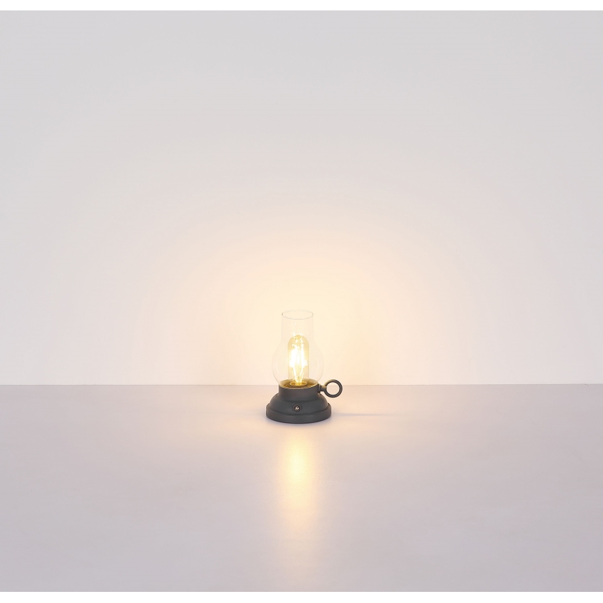 Lampă LED tactilă reîncărcabilă dimabilă de masă Globo LED/1W/3,7V 1200 mAh antracit