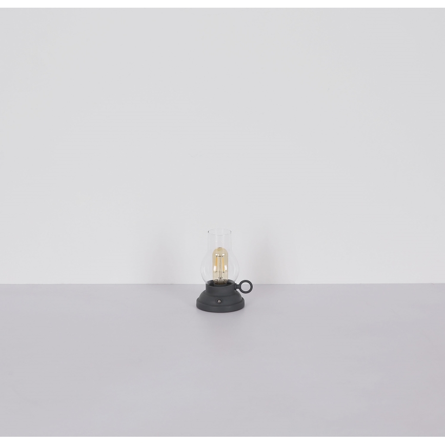 Lampă LED tactilă reîncărcabilă dimabilă de masă Globo LED/1W/3,7V 1200 mAh antracit