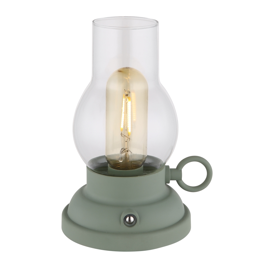 Lampă LED tactilă reîncărcabilă dimabilă de masă Globo LED/1W/3,7V 1200 mAh verde