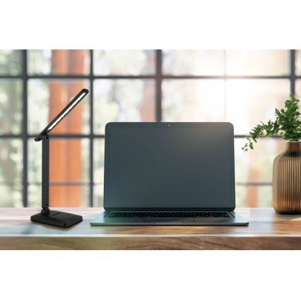 Lampă LED tactilă dimabilă de masă Globo LED/3W/5V 2800/4000/6500K 1800 mAh negru