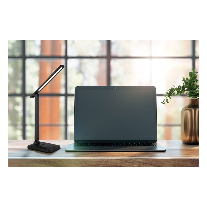 Lampă LED tactilă dimabilă de masă Globo LED/3W/5V 2800/4000/6500K 1800 mAh negru