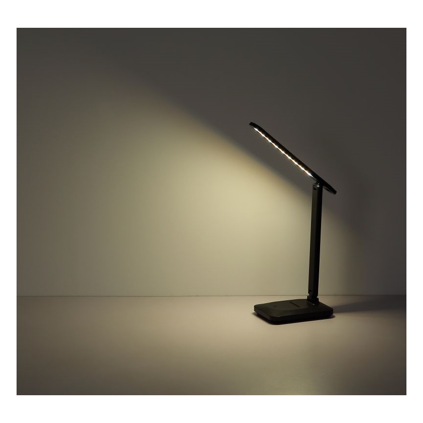 Lampă LED tactilă dimabilă de masă Globo LED/3W/5V 2800/4000/6500K 1800 mAh negru