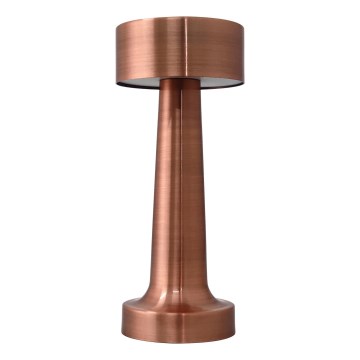 Lampă LED tactilă reîncărcabilă dimabilă de masă LED/3W/5V 2000mAh cupru