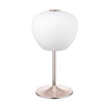 Lampă masă ARAGON 3xG9/3W/230V albă/roz-auriu 