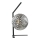 Lampă masă JUNO 1xE27/7W/230V gri/neagră 