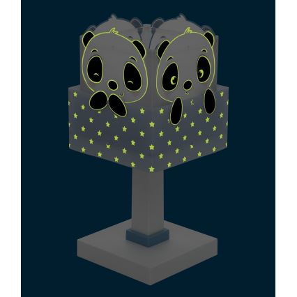Lampă pentru copii PANDA 1xE14/40W/230V albastră Dalber 63161T