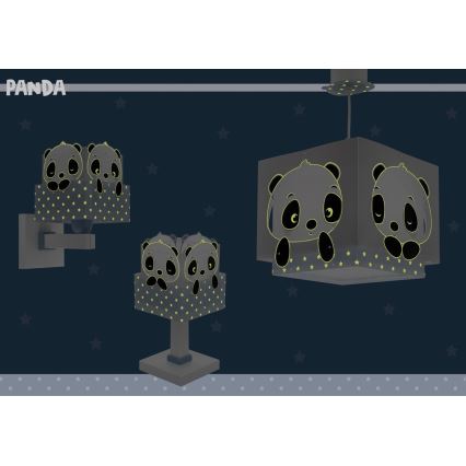 Lampă pentru copii PANDA 1xE14/40W/230V albastră Dalber 63161T