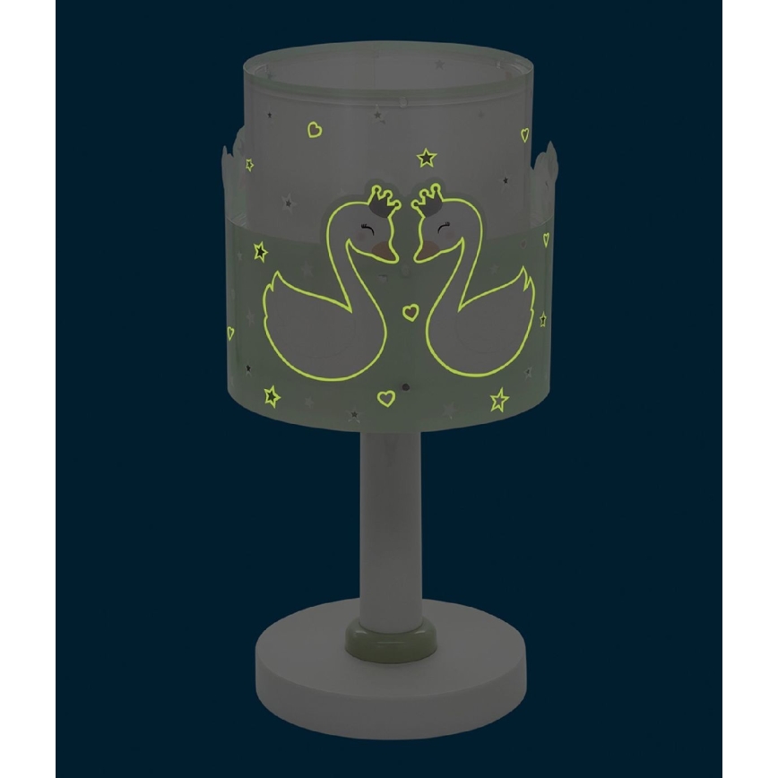 Lampă pentru copii SWEET LOVE 1xE14/40W/230V verde Dalber 61711H