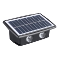 Lampă solară de perete cu LED/3,7V IP44 1200 mAh