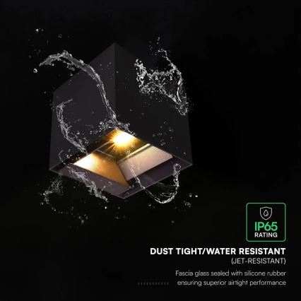 Lampă solară de perete cu senzor LED, 9W, 3,7V, 3000/4000/5000K, IP65, 2600 mAh, negru