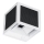 Lampă solară de perete cu senzor LED/9W/3,7V 3000/4000/6000K IP65 2600 mAh albă