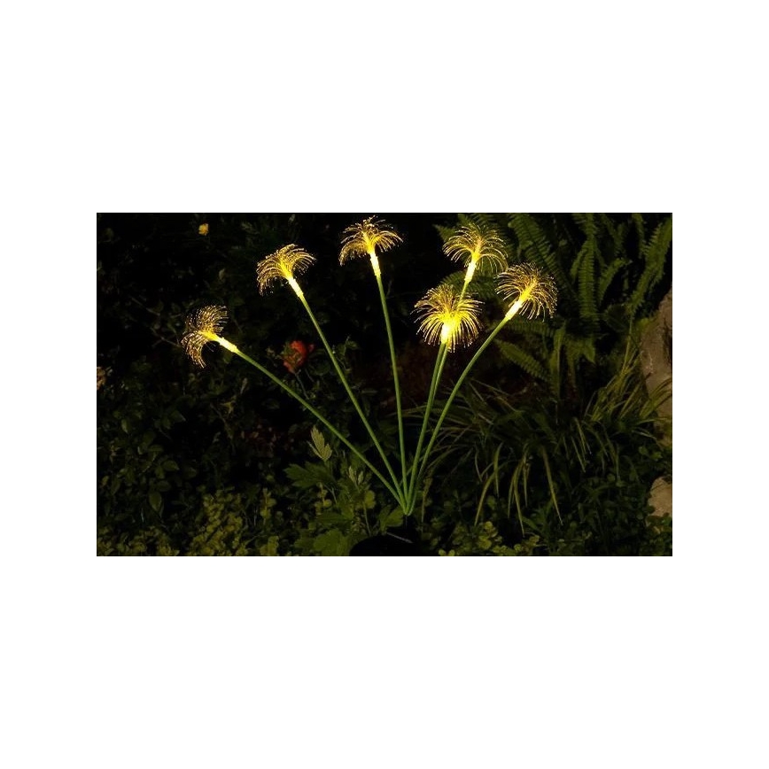 Lampă solară decorativă cu senzor 6xLED/1,2V 3000K 77 cm 600 mAh IP44